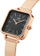 Orë për femra Daniel Wellington 22x22 RG Black DW00100518, e artë