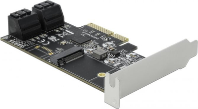 Kartë kontrolli SATA DeLOCK 90396, SATA 6Gb/s, PCIe 3.0 x4, e zezë
