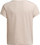 Bluzë sportive adidas Primegreen Aeroready Tee Jr H26610, për goca, rozë e çelët