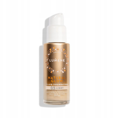 Fondatinë Lumene Natural Glow Brightening, SPF 20, 0.5 Light 30 ml, bezhë e çelët