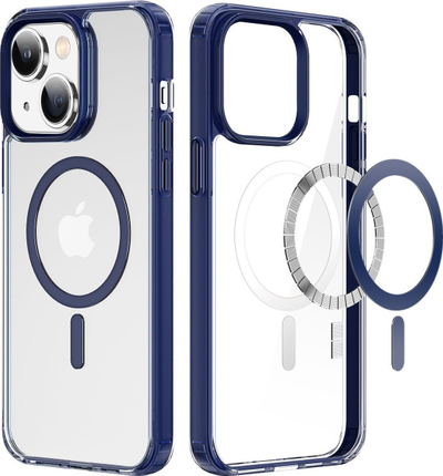 Kapak telefoni Dux Ducis Clin2 për iPhone 14, MagSafe, transparent, blu