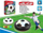 Lodër futbolli Maksik Soccer Game Set, top rrëshqitës, me drita LED, shumëngjyrëshe