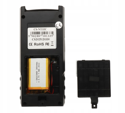 Tester kabllosh rrjeti Lange Łukaszuk CS-NT32C, për RJ45, me ekran, i zi