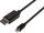 Kabllo PremiumCord DisplayPort në DisplayPort, 1m, i zi