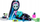 Kukull Monster High Ghoulia Yelps, me gjona, flokë blu