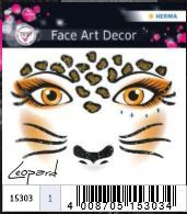 Ngjitëse për fytyrë Herma Leopard
