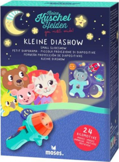 Projektor lojrash për kalamoj Moses Sweet Dreams, 24 figura, elektrik dore, me shumë ngjyra