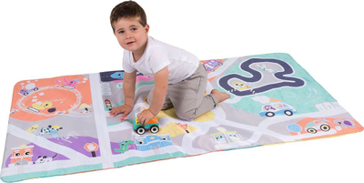 Dyshek lojrash Playgro City To Country, 80 x 158 cm, me dy ana, shumëngjyrësh