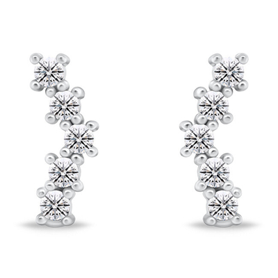 Vathë për femra Brilio Silver sBS3407, të argjendtë