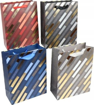 Qese dhuratash Kalpol Gift Bag, 26x32x10cm, letër e laminume, me shumë ngjyra