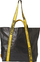 Çantë tote Caterpillar Carrier 84162-122, me xhep mrena me zinxhir, e zezë