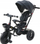 Tricikletë për kalamaj PRO550, rrota 25cm, sedilje 40cm, e zezë