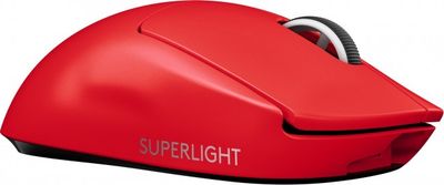 Maus Logitech G Pro X Superlight (910-006784), i kuq, II