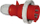 Prizë industriale Bals TLS 210589, 16A 5P 400V, IP67, e kuqe