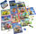 Set puzzle për fëmijë PAW Patrol, 12 puzzle, personazhe Chase Marshall Skye Everest Rubble Zuma Rocky, shumëngjyrësh