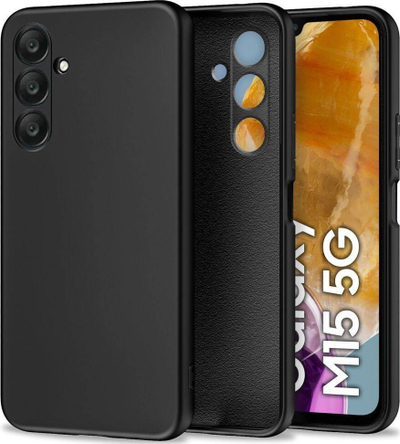 Kllëf telefoni Tech-Protect Icon për Galaxy M15 5G, silikoni, i zi
