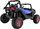 Makinë elektrike për fëmijë Buggy Superstar 4x4, 2x12V 7Ah, LED, blu