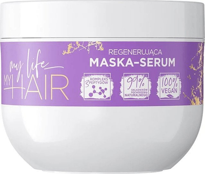 Maskë flokësh Eveline Cosmetics My Life My Hair, rigjeneruese, 300ml