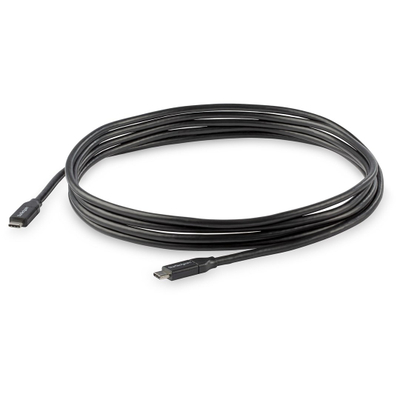 Кабел USB C во USB C StarTech.com USB2C5C3M, 3 m, 100W PD, црн