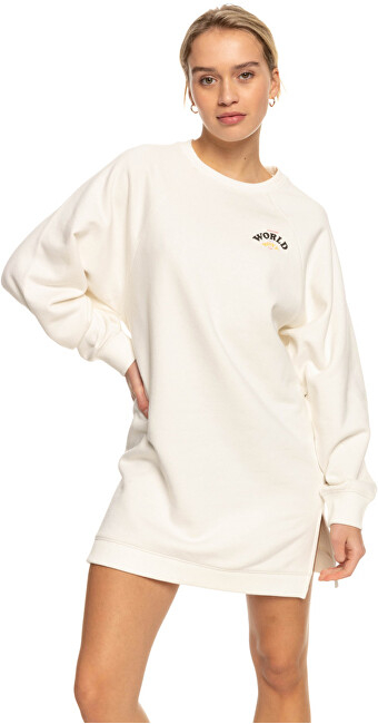 Duks Roxy BREAKING WAVESB Oversized Fit, bezhë