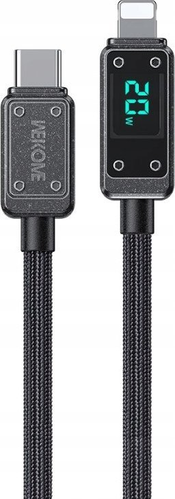 Kabllo kariku Wekome WDC-08, USB-C në Lightning, 20W PD, 1m, e bardhë