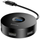 HUB USB Baseus Round Box, 1x USB 3.0, 3x USB 2.0, gri