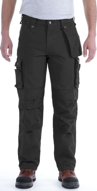 Pantallona cargo Carhartt Duck Multi Pocket Washed, W40 L32, të zeza