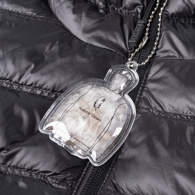 Xhaketë për goca Iguana Marcha Jacket W 92800439343, me pupla pate, me kapuç, e zezë