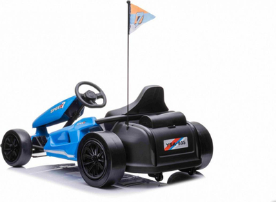 Gokart elektrik për kalamaj Speed 7 Drift King, 2x150W, bateri 24V, blu