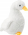 Плюш играчка патка, 40 cm, бела