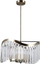 Llambadar tavani Netlighting Stylized, 6xE14, Ø48cm, bronx antik