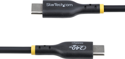 Kabllo karikimi USB C StarTech 3m, 240W PD, USB 2.0, e zezë