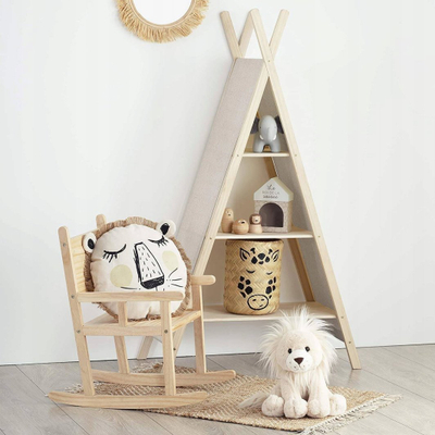 Jastëk dekorativ Atmosphera for Kids, luan, 44 cm, me thekë, natyral