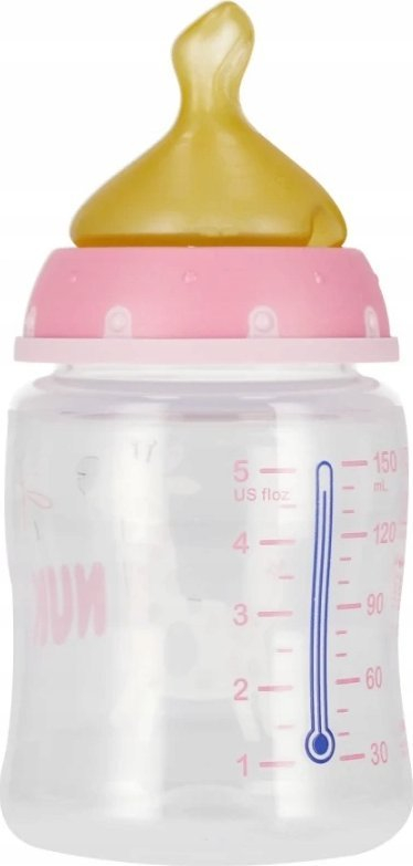 Biberon NUK First Choice, 150 ml, set me 6 copë, rozë