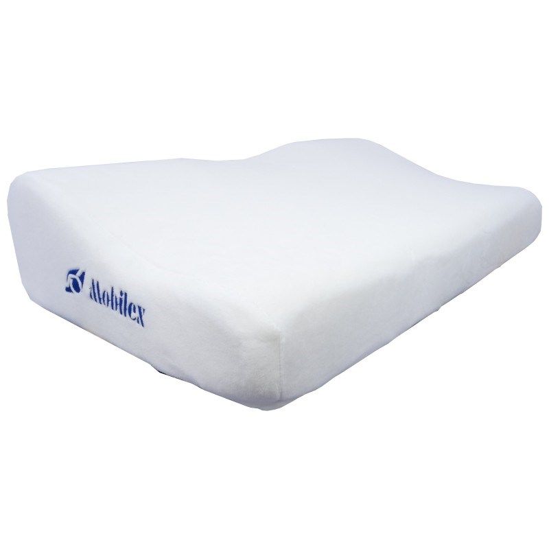 Jastëk ortopedik Mobilex SoftSleep L, shkumë memori, ergonomik, i bardhë