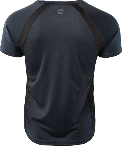 Bluzë sportive për burra HI-TEC Maven, me mëngë të shkurtra, XXL, blu e errët me të zezë
