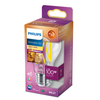Llambë LED Philips 871951432407700, 11.5W, E27, Warm White, e dimerizueshme