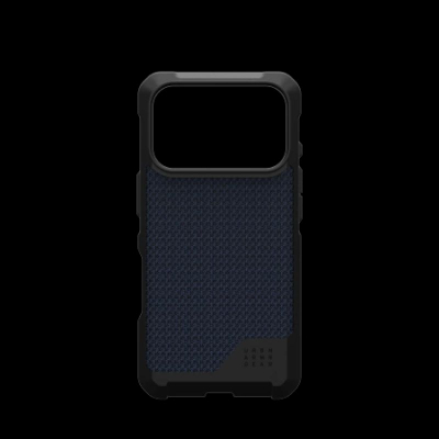 Këllëf UAG Metropolis LT MagSafe për iPhone 17 Pro, Kevlar, material antirrëshqitës tekstil, blu Mallard