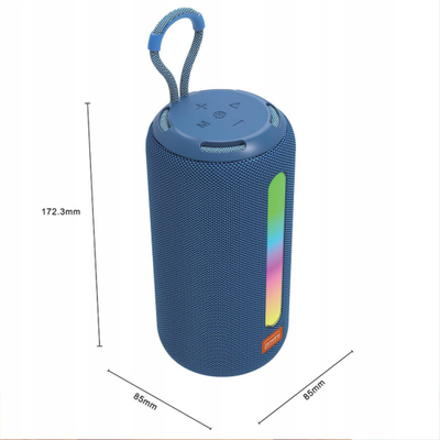 Altoparlant Bluetooth ZENWIRE BS-09, portativ, rezistent ndaj ujit, blu