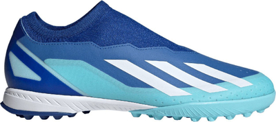 Këpucë futbolli Adidas X Crazyfast.3 LL TF ID9347, pa lidhëse, për bar sintetik, blu
