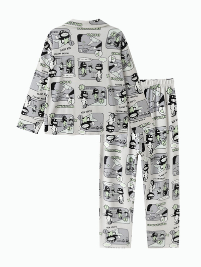 Pizhame Dino Comic Grey