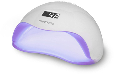 Lampë UV LED për thonj Medisana ND 880, timer 10s 30s 60s 99s, bazë e lëvizshme, e bardhë