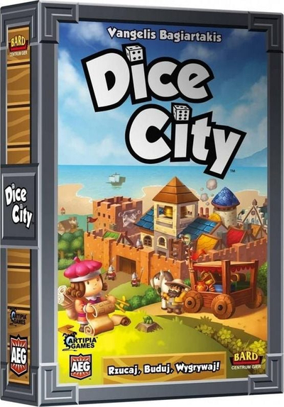 Lojë tavoline BARD Dice City, edicioni polak, strategjike, për familje