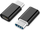 Adapter Gembird A-USB2-CMmF-01, USB- C në Micro-B, i zi