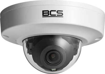 Kamerë dome IP BCS P DPIP24FSR3 Ai2, 4 Mpx, lente 2.8 mm, e bardhë