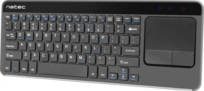 Tastierë Natec Touch Pad Slim, pa kabllo, e zezë (NKL-0968)