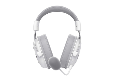 Kufje gaming pa tela Havit H2002YG, 2.4G Bluetooth, me mikrofon, të bardha e gri