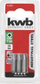 Set bitash Torx Kwb 121240, T40, 1/4" C 6.3, 3 copë