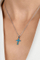 Pendant për varëse Brilio Silver PT141WB, i argjendtë/ i kaltër