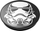 Mbajtëse telefoni PopSockets PopGrip Stormtrooper Icon, për smartphone, me dizajn Star Wars, e zezë